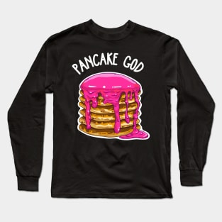 Pancake God Long Sleeve T-Shirt